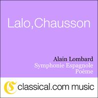 Alain Lombard - Edouard Lalo, Symphonie Espagnole, Op. 21