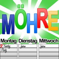 Möhre - Montag Dienstag Mittwoch