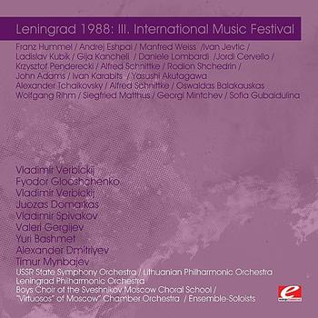 Various Artists - Leningrad 1988: III. International Music Festival (Digitally Remastered)