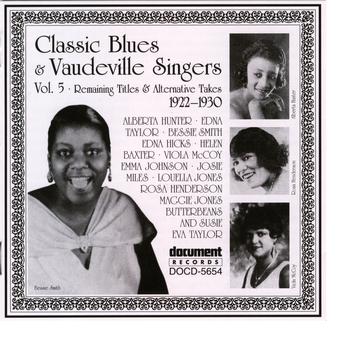 Various Artists - Document Records - Classic Blues & Vaudeville Singers Vol. 5 (1922-1930)