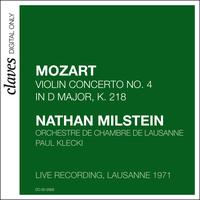 Nathan Milstein - Mozart: Violin Concerto No. 4 in D Major, K. 218 (Live recording, Lausanne 1971)