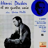 Henri Decker - Vintage French Song Nº 101 - EPs Collectors, "Le Gondolier"