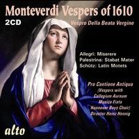 Pro Cantione Antiqua, Mark Brown & Edgar Fleet - MONTEVERDI: Vespers of 1610 (+ 6 extra works)