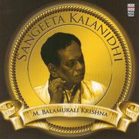 M. Balamurali Krishna - Sangeeta Kalanidhi - M. Balamurali Krishna