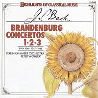 Berlin Chamber Orchestra & Peter Wohlert - Bach-Brandenburg Conc 1-3