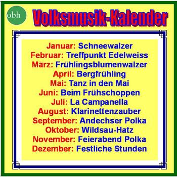 Various Artists - Volksmusik-Kalender