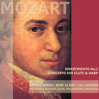 Dennis Brain - Mozart: Divertimento No. 2 & Concerto for Flute and Harp