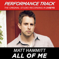 Matt Hammitt - All Of Me (Performance Tracks)