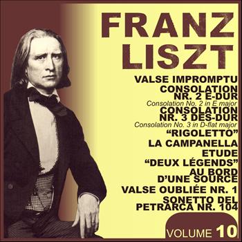 Various Artists - Liszt, Vol. 10 : Valse Impromptu, Consolation No. 2 & 3, Rigoletto, La Campanella, Deux Légends, Au bord d'une source, Valse oubliée, Sonetto No. 104