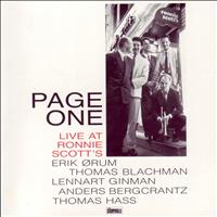 Page One - Live At Ronnie Scott's