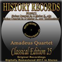 Amadeus Quartet - Mozart: String Quartet in C-Major K. 465 &  String Quartet in D-Major K. 499 'Hoffmeister'
