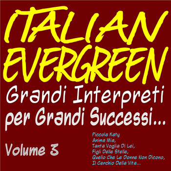 Various Artists - Italien Evergreen grandi interpreti per grandi successi... Vol. 3 (Piccola katy, anima mia, tanta voglia di lei, figli delle stelle, quello che le donne non dicono, il cerchio della vita...)