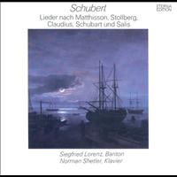 Siegfried Lorenz - SCHUBERT, F.: Lieder (Lorenz, Shetler)