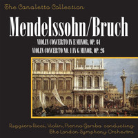 Ruggiero Ricci, The London Symphony Orchestra and Pierino Gamba - Mendelssohn: Violin Concerto In E-Minor, Op. 64 / Bruch: Violin Concerto No. 1 In G-Minor, Op. 26