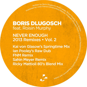 Boris Dlugosch - Never Enough 2013 Remixes, Vol. 2