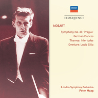 London Symphony Orchestra, Peter Maag - Mozart: Symphony No.38 - "Prague"; German Dances; Thamos Interludes