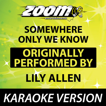 Zoom Karaoke - Somewhere Only We Know (Originally By Lily Allen) [Karaoke Version]