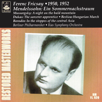 Ferenc Fricsay - Fricsay Conducts Mendelssohn: Ein Sommernachstraum