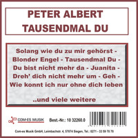 Peter Albert - Tausendmal Du