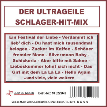 Various Artists - Der Ultrageile Schlager-Hit-Mix