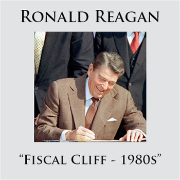 Ronald Reagan - Fiscal Cliff - 1980s