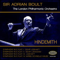 London Philharmonic Orchestra, Sir Adrian Boult - Hindemith: Symphony in E-Flat Major