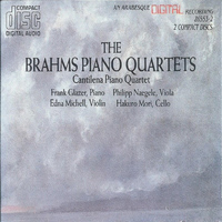 Cantilena Piano Quartet - The Brahms Piano Quartet