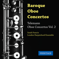 Sarah Francis - Telemann: Oboe Concertos, Vol. 2