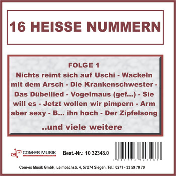 Various Artists - 16 heisse Nummern, Folge 1 (Explicit)