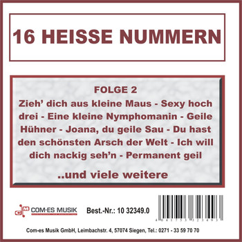Various Artists - 16 heisse Nummern, Folge 2 (Explicit)