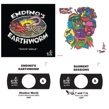Basment Sessions Demos Seattle - Endino's Earthworm / Basment Sessions Spilt 7"