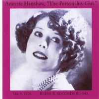 Annette Hanshaw - The Personality Girl, Vol. 4: 1928