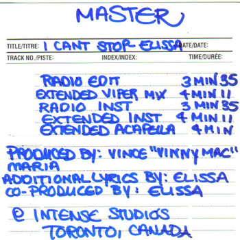 Elissa - I Can't Stop: The Masters