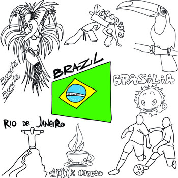 Various Artists - 100% Brazil Coffee Lounge 2014 (Bonita Brasilia Chill Out Football Edition Mundial)