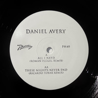 Daniel Avery - All I Need / These Nights Never End (Remixes)