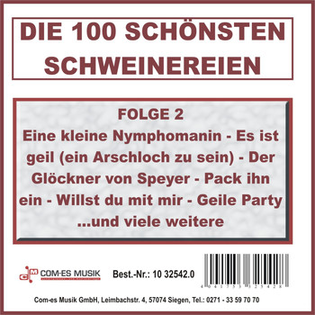 Various Artists - Die 100 schönsten Schweinereien, Folge 2
