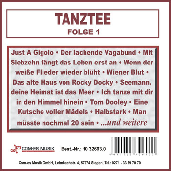Various Artists - Tanztee, Folge 1