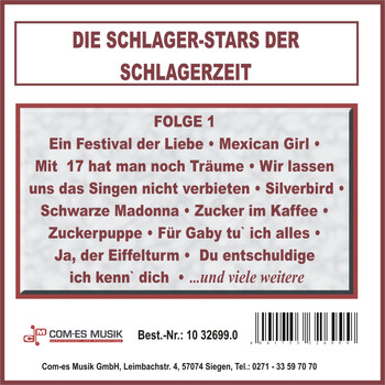 Various Artists - Die Schlager-Stars der Schlagerzeit, Folge 1