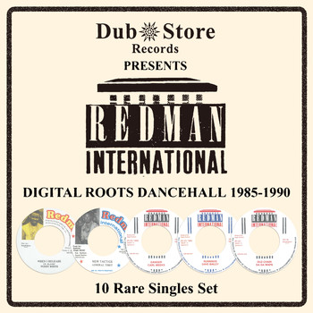 Various Artists / - Redman International: Digital Roots Dancehall 1985 to 1990 - 10 Rare Singles Set