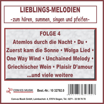 Various Artists - Lieblings-Melodien, Folge 4