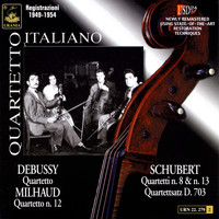 Quartetto Italiano - Quartetto Italiano Plays Schubert, Debussy & Milhaud