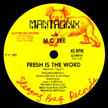 Mantronix - Fresh is the Word