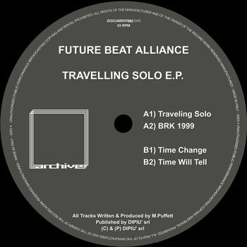 Future Beat Alliance - Travelling Solo E.P.