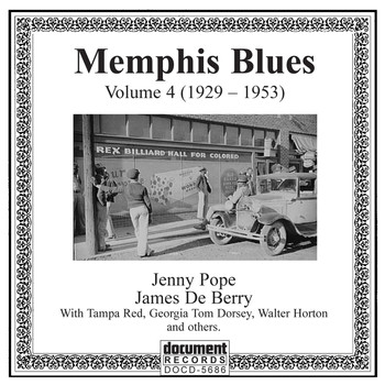 Various Artists - Memphis Blues, Vol. 4 (1929 - 1953)