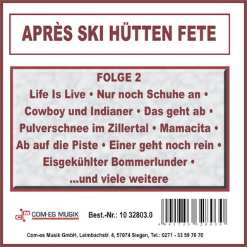 Various Artists - Aprés Ski Hütten Fete, Folge 2