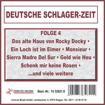 Various Artists - Deutsche Schlager-Zeit, Folge 4