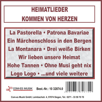 Various Artists - Heimatlieder kommen von Herzen