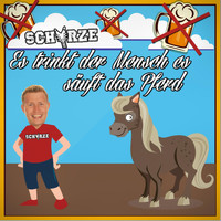 Schürze - Es trinkt der Mensch, es säuft das Pferd