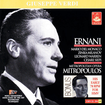 Dimitri Mitropoulos - Verdi: Ernani