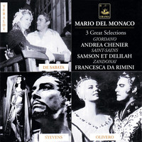 Mario Del Monaco - Mario Del Monaco: Selections of Giordano, Saint-Saëns, Riccardo Zandonai